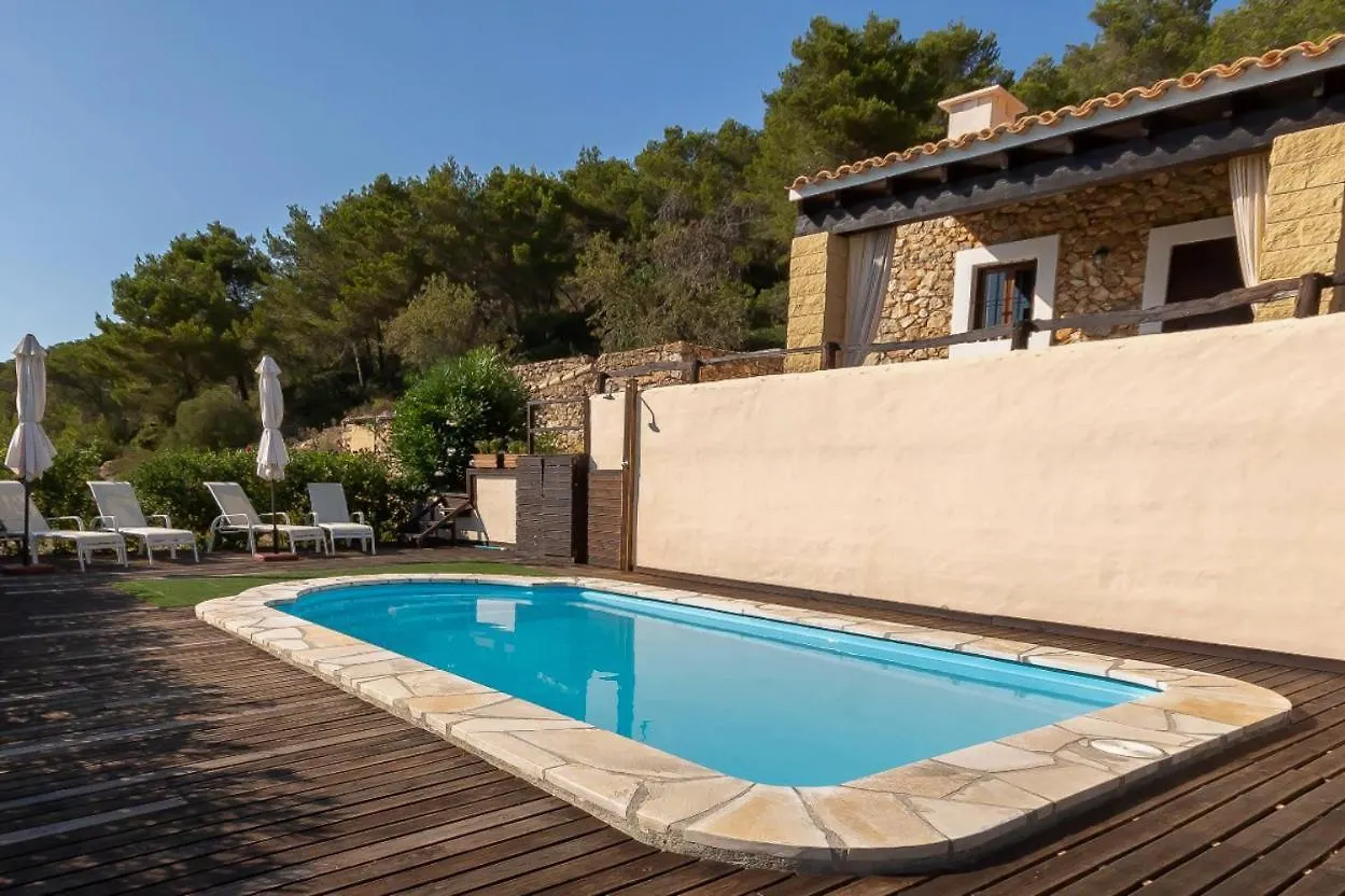 度假居 Tipica Casa Rural Ibicenca Con Piscina Privada! 聖安東尼奧 西班牙